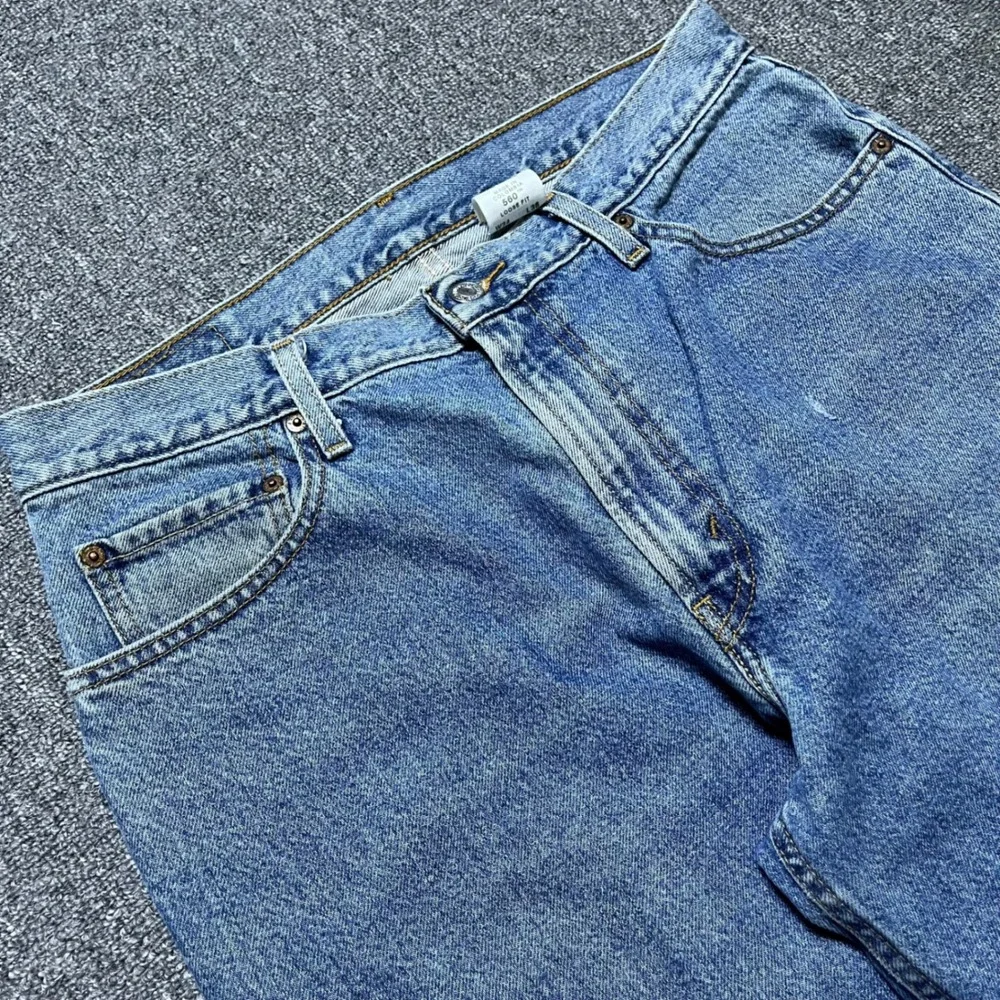 Vintage Levis 560 Loose Fit Jeans W34 L36 Blue Baggy Denim Skater 90s